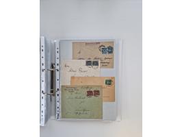 1920/23, umfangreiche Sammlung mit über 4600 Briefen, Karten und Ganzsachen. Dabei interessante Frankaturen, Blockeinheiten, 