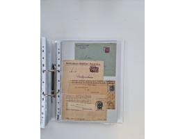 1920/23, umfangreiche Sammlung mit über 4600 Briefen, Karten und Ganzsachen. Dabei interessante Frankaturen, Blockeinheiten, 