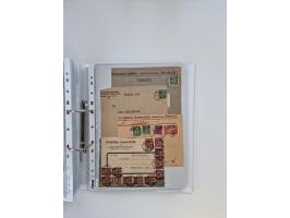 1920/23, umfangreiche Sammlung mit über 4600 Briefen, Karten und Ganzsachen. Dabei interessante Frankaturen, Blockeinheiten, 