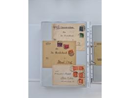 1920/23, umfangreiche Sammlung mit über 4600 Briefen, Karten und Ganzsachen. Dabei interessante Frankaturen, Blockeinheiten, 