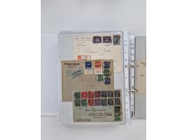 1920/23, umfangreiche Sammlung mit über 4600 Briefen, Karten und Ganzsachen. Dabei interessante Frankaturen, Blockeinheiten, 