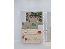 1920/23, umfangreiche Sammlung mit über 4600 Briefen, Karten und Ganzsachen. Dabei interessante Frankaturen, Blockeinheiten, 