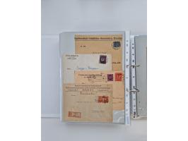 1920/23, umfangreiche Sammlung mit über 4600 Briefen, Karten und Ganzsachen. Dabei interessante Frankaturen, Blockeinheiten, 