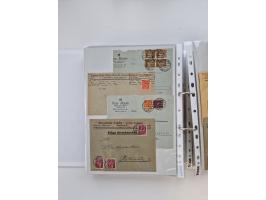 1920/23, umfangreiche Sammlung mit über 4600 Briefen, Karten und Ganzsachen. Dabei interessante Frankaturen, Blockeinheiten, 