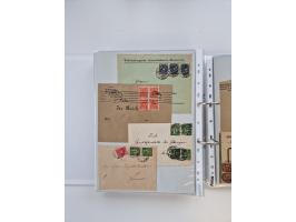 1920/23, umfangreiche Sammlung mit über 4600 Briefen, Karten und Ganzsachen. Dabei interessante Frankaturen, Blockeinheiten, 