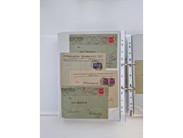1920/23, umfangreiche Sammlung mit über 4600 Briefen, Karten und Ganzsachen. Dabei interessante Frankaturen, Blockeinheiten, 