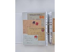 1920/23, umfangreiche Sammlung mit über 4600 Briefen, Karten und Ganzsachen. Dabei interessante Frankaturen, Blockeinheiten, 