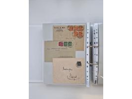 1920/23, umfangreiche Sammlung mit über 4600 Briefen, Karten und Ganzsachen. Dabei interessante Frankaturen, Blockeinheiten, 