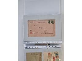 1920/23, umfangreiche Sammlung mit über 4600 Briefen, Karten und Ganzsachen. Dabei interessante Frankaturen, Blockeinheiten, 