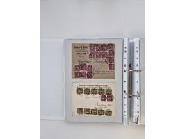 1920/23, umfangreiche Sammlung mit über 4600 Briefen, Karten und Ganzsachen. Dabei interessante Frankaturen, Blockeinheiten, 