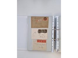1920/23, umfangreiche Sammlung mit über 4600 Briefen, Karten und Ganzsachen. Dabei interessante Frankaturen, Blockeinheiten, 