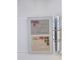 1920/23, umfangreiche Sammlung mit über 4600 Briefen, Karten und Ganzsachen. Dabei interessante Frankaturen, Blockeinheiten, 