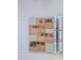 1920/23, umfangreiche Sammlung mit über 4600 Briefen, Karten und Ganzsachen. Dabei interessante Frankaturen, Blockeinheiten, 
