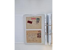 1920/23, umfangreiche Sammlung mit über 4600 Briefen, Karten und Ganzsachen. Dabei interessante Frankaturen, Blockeinheiten, 