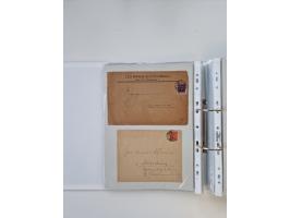 1920/23, umfangreiche Sammlung mit über 4600 Briefen, Karten und Ganzsachen. Dabei interessante Frankaturen, Blockeinheiten, 