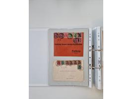 1920/23, umfangreiche Sammlung mit über 4600 Briefen, Karten und Ganzsachen. Dabei interessante Frankaturen, Blockeinheiten, 