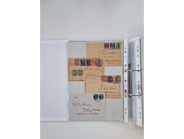 1920/23, umfangreiche Sammlung mit über 4600 Briefen, Karten und Ganzsachen. Dabei interessante Frankaturen, Blockeinheiten, 