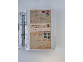 1920/23, umfangreiche Sammlung mit über 4600 Briefen, Karten und Ganzsachen. Dabei interessante Frankaturen, Blockeinheiten, 