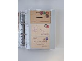 1920/23, umfangreiche Sammlung mit über 4600 Briefen, Karten und Ganzsachen. Dabei interessante Frankaturen, Blockeinheiten, 