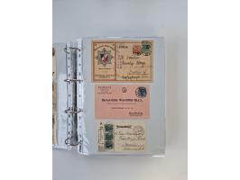 1920/23, umfangreiche Sammlung mit über 4600 Briefen, Karten und Ganzsachen. Dabei interessante Frankaturen, Blockeinheiten, 