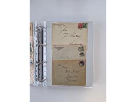 1920/23, umfangreiche Sammlung mit über 4600 Briefen, Karten und Ganzsachen. Dabei interessante Frankaturen, Blockeinheiten, 