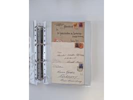 1920/23, umfangreiche Sammlung mit über 4600 Briefen, Karten und Ganzsachen. Dabei interessante Frankaturen, Blockeinheiten, 