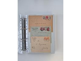 1920/23, umfangreiche Sammlung mit über 4600 Briefen, Karten und Ganzsachen. Dabei interessante Frankaturen, Blockeinheiten, 
