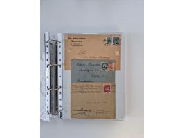 1920/23, umfangreiche Sammlung mit über 4600 Briefen, Karten und Ganzsachen. Dabei interessante Frankaturen, Blockeinheiten, 
