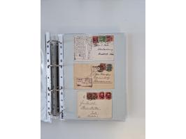 1920/23, umfangreiche Sammlung mit über 4600 Briefen, Karten und Ganzsachen. Dabei interessante Frankaturen, Blockeinheiten, 