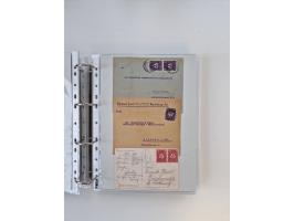 1920/23, umfangreiche Sammlung mit über 4600 Briefen, Karten und Ganzsachen. Dabei interessante Frankaturen, Blockeinheiten, 