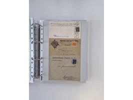 1920/23, umfangreiche Sammlung mit über 4600 Briefen, Karten und Ganzsachen. Dabei interessante Frankaturen, Blockeinheiten, 