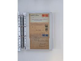 1920/23, umfangreiche Sammlung mit über 4600 Briefen, Karten und Ganzsachen. Dabei interessante Frankaturen, Blockeinheiten, 