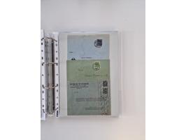 1920/23, umfangreiche Sammlung mit über 4600 Briefen, Karten und Ganzsachen. Dabei interessante Frankaturen, Blockeinheiten, 