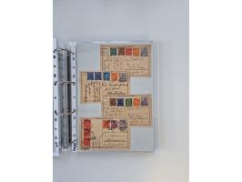 1920/23, umfangreiche Sammlung mit über 4600 Briefen, Karten und Ganzsachen. Dabei interessante Frankaturen, Blockeinheiten, 