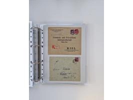 1920/23, umfangreiche Sammlung mit über 4600 Briefen, Karten und Ganzsachen. Dabei interessante Frankaturen, Blockeinheiten, 