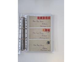 1920/23, umfangreiche Sammlung mit über 4600 Briefen, Karten und Ganzsachen. Dabei interessante Frankaturen, Blockeinheiten, 
