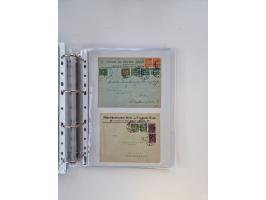 1920/23, umfangreiche Sammlung mit über 4600 Briefen, Karten und Ganzsachen. Dabei interessante Frankaturen, Blockeinheiten, 