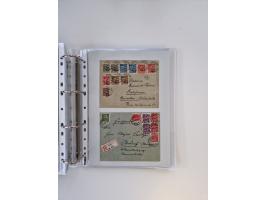 1920/23, umfangreiche Sammlung mit über 4600 Briefen, Karten und Ganzsachen. Dabei interessante Frankaturen, Blockeinheiten, 