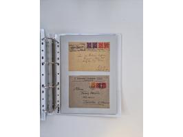 1920/23, umfangreiche Sammlung mit über 4600 Briefen, Karten und Ganzsachen. Dabei interessante Frankaturen, Blockeinheiten, 