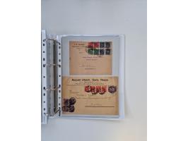 1920/23, umfangreiche Sammlung mit über 4600 Briefen, Karten und Ganzsachen. Dabei interessante Frankaturen, Blockeinheiten, 