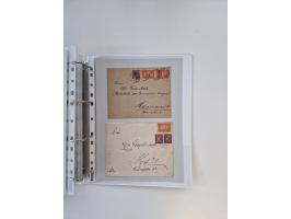 1920/23, umfangreiche Sammlung mit über 4600 Briefen, Karten und Ganzsachen. Dabei interessante Frankaturen, Blockeinheiten, 
