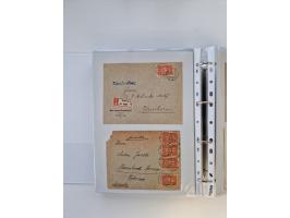 1920/23, umfangreiche Sammlung mit über 4600 Briefen, Karten und Ganzsachen. Dabei interessante Frankaturen, Blockeinheiten, 