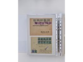 1920/23, umfangreiche Sammlung mit über 4600 Briefen, Karten und Ganzsachen. Dabei interessante Frankaturen, Blockeinheiten, 