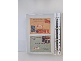 1920/23, umfangreiche Sammlung mit über 4600 Briefen, Karten und Ganzsachen. Dabei interessante Frankaturen, Blockeinheiten, 