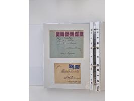 1920/23, umfangreiche Sammlung mit über 4600 Briefen, Karten und Ganzsachen. Dabei interessante Frankaturen, Blockeinheiten, 