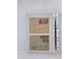 1920/23, umfangreiche Sammlung mit über 4600 Briefen, Karten und Ganzsachen. Dabei interessante Frankaturen, Blockeinheiten, 
