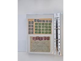 1920/23, umfangreiche Sammlung mit über 4600 Briefen, Karten und Ganzsachen. Dabei interessante Frankaturen, Blockeinheiten, 