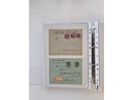 1920/23, umfangreiche Sammlung mit über 4600 Briefen, Karten und Ganzsachen. Dabei interessante Frankaturen, Blockeinheiten, 
