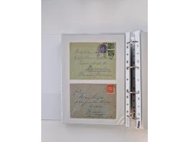 1920/23, umfangreiche Sammlung mit über 4600 Briefen, Karten und Ganzsachen. Dabei interessante Frankaturen, Blockeinheiten, 