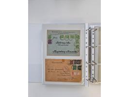 1920/23, umfangreiche Sammlung mit über 4600 Briefen, Karten und Ganzsachen. Dabei interessante Frankaturen, Blockeinheiten, 